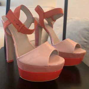 Zara Platform Heels (shades of Pink)